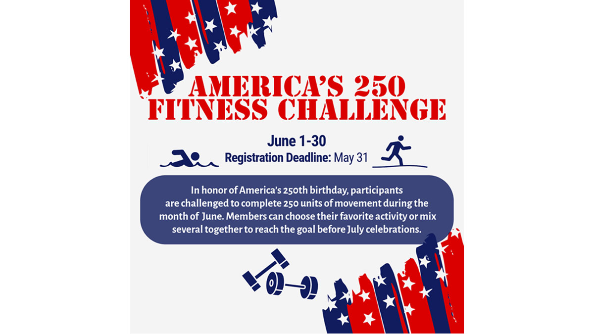 America's 250 Fitness Challenge at Sachs Recreation Center